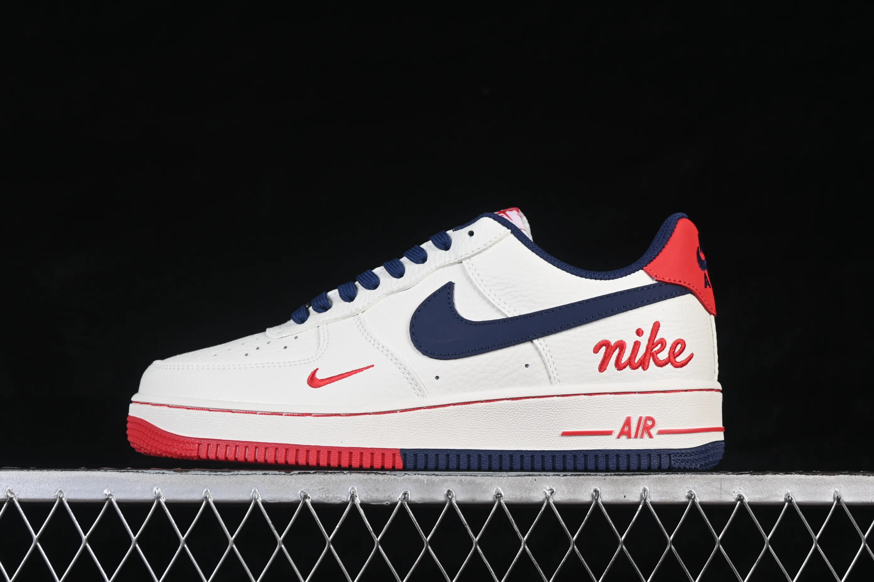 All Categories Nk Air Force 1 Air Force Series Nk Air Force 1 Low Air Force Low Nike Air Force 1'07 Low Beige Red Blue Air Force One Low Casual Shoes NH0601-544